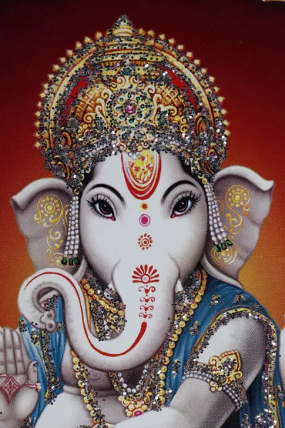 Ganesha or Ganapati : the elephant headed Hindu god