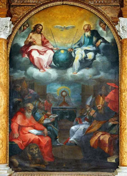 Glorification of the Eucharist by Ventura Salimbeni 1600