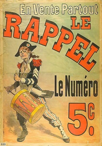 Imprimerie Chaix Jules Cheret Le Rappel paper
