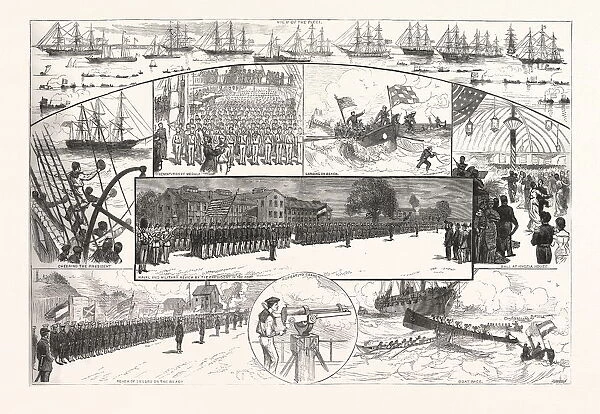 Incidents The Naval Review Fortress Monroe. From Sketches By J.o. Davidson
