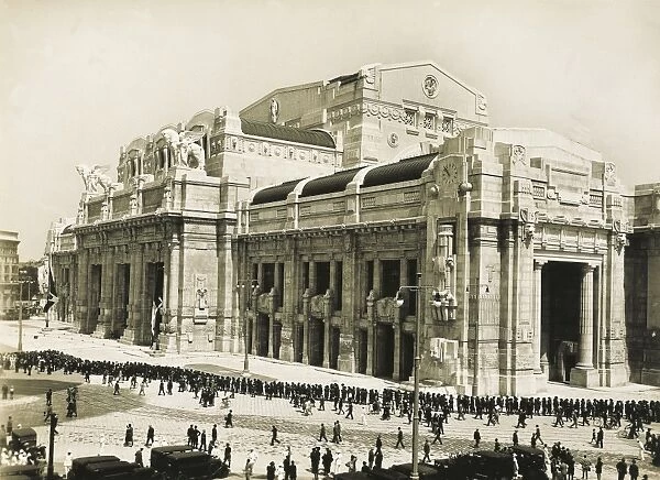 Italy, Milan, Central Train Station, 1931