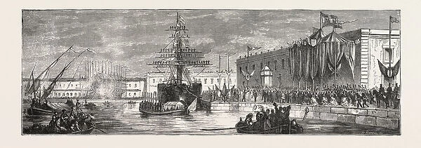 Landing Of The King Of Spain At Carthagena
