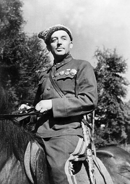 Lieutenant general nikolai kirichenko, commander of the fourth cossack corps, red army, world war two