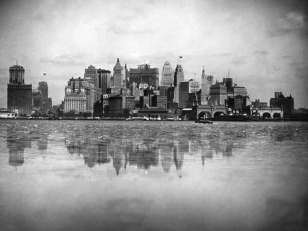 New York Skyline Reflected