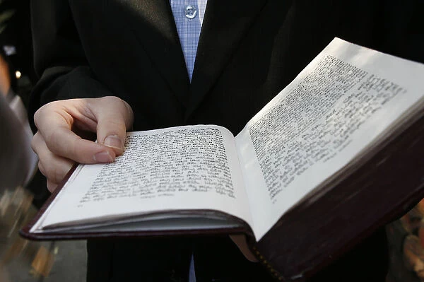 Orthodox Jew, reading