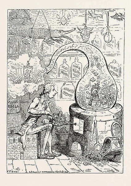 Parliamentary Elections and Electioneering in the Old Days: J. Gillray: the Dissolution
