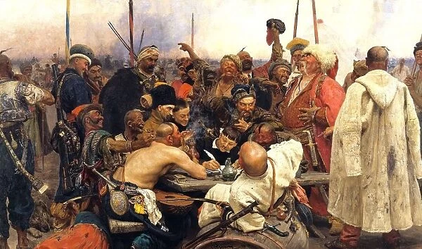 Reply of the Zaporozhian Cossacks to Sultan Mehmed IV of the Ottoman Empire, 1880-91