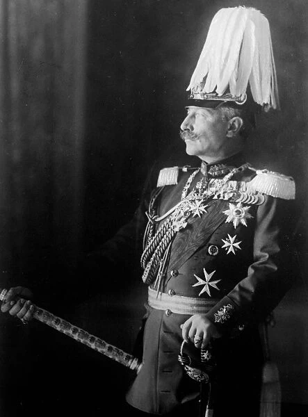 Wilhelm II (1859-1941) German Emperor (Kaiser)1888-1918. Three-quarter length portrait