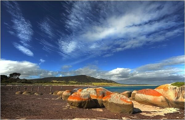 Cloud formations at Lillies beach, Flinders Island, Tasmania