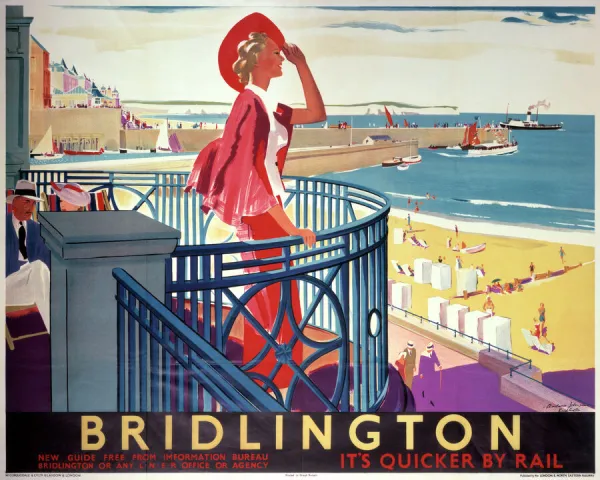 Bridlington, LNER poster, c 1930s