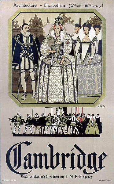 Cambridge, LNER poster, 1923-1947