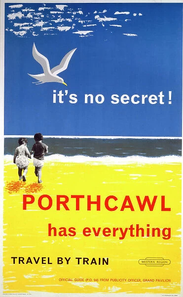 Porthcawl has Everything, BR poster, 1962