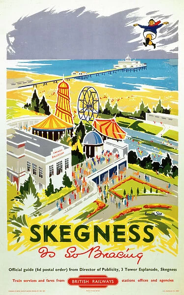 Skegness is So Bracing, BR (ER) poster, 1956