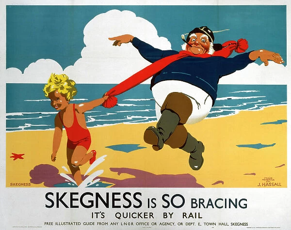 Skegness is so Bracing, LNER poster, 1933