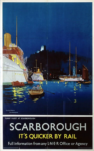 Tunny Fleet at Scarborough, LNER poster, 1923-1947
