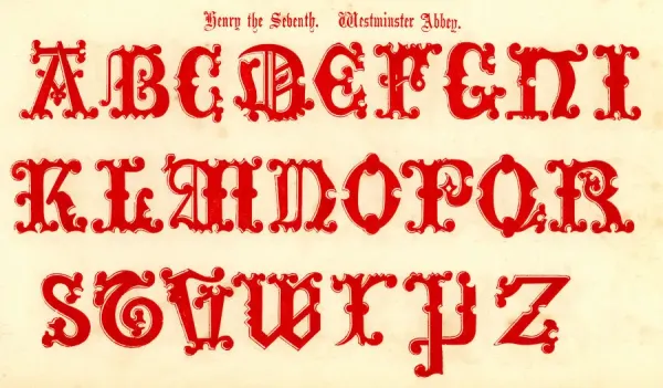 15th Century Style Alphabet Our beautiful pictures are available as ...
