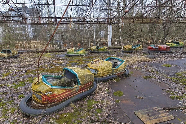 Abandoned attraction in the Chernobyl zone