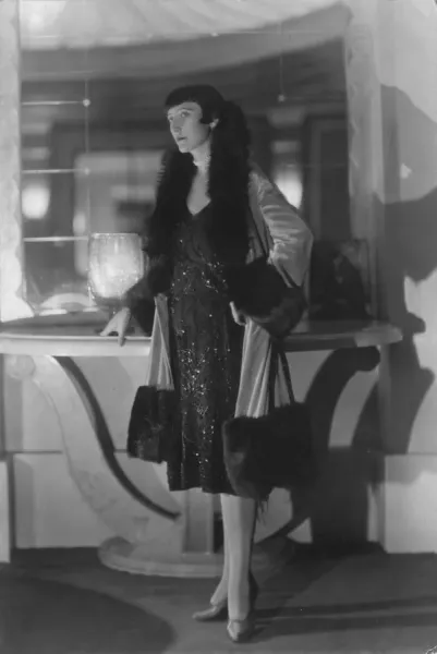 1920s Beaded Dress Print by Nicole Groult. Art Prints, Posters