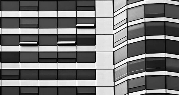 Black and White Skyscraper
