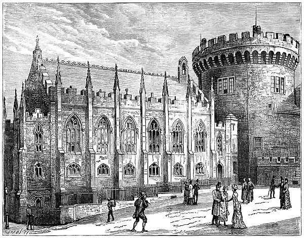 The Chapel Royal, Dublin Castle (Victorian engraving)