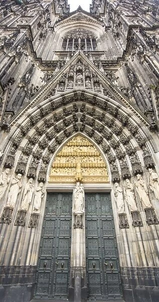 Cologne Cathedral Facade Door - Cologne, Germany