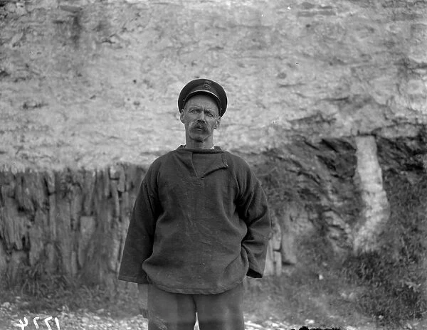 Crewman. October 1926: A senior crewman from the Port Isaac lifeboat