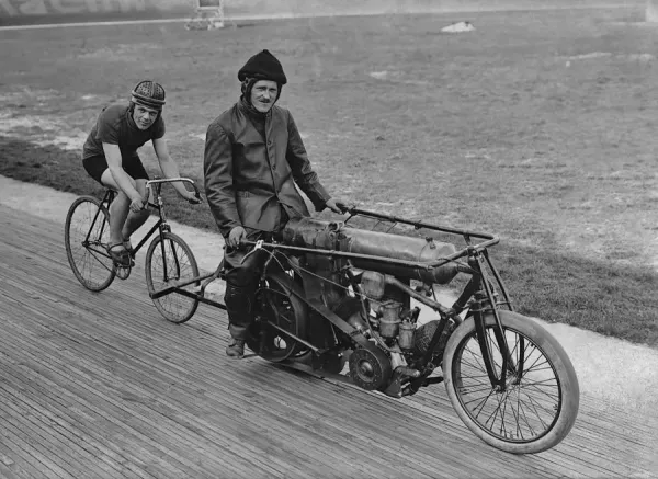 Vintage Track Cycling Print circa Art Prints, Posters