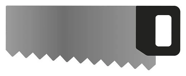 Digital illustration of a saw