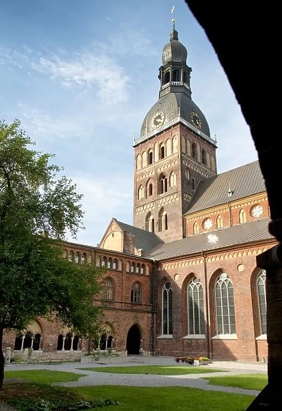 Dome Church in the historical center of Riga. Latvia