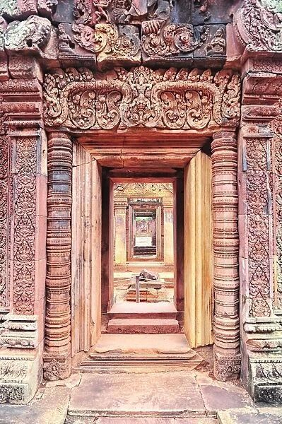 Doorway at Banteay Srei Temple