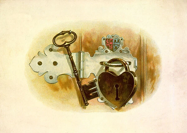 Heart Lock and Key