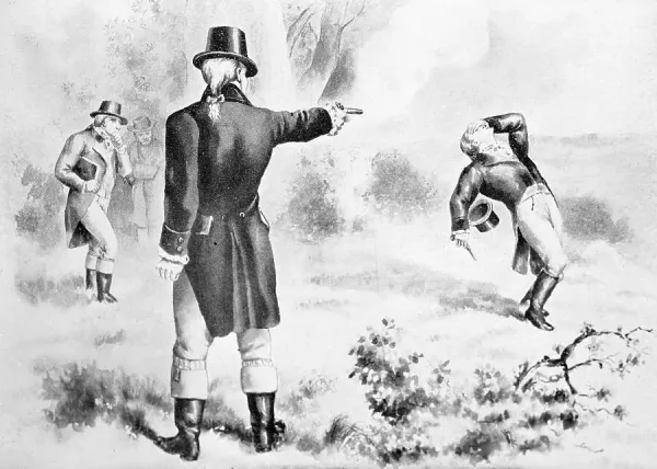 Alexander Hamilton and Aaron Burr Duel Print Art Prints