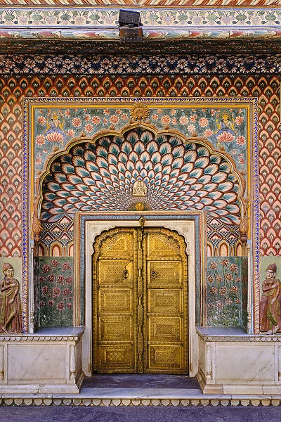 India, Rajasthan, Jaipur the Pink City, the City Palace