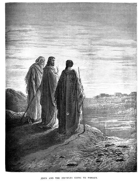Jesus and the Disciples going to Emmaus Our beautiful pictures are ...