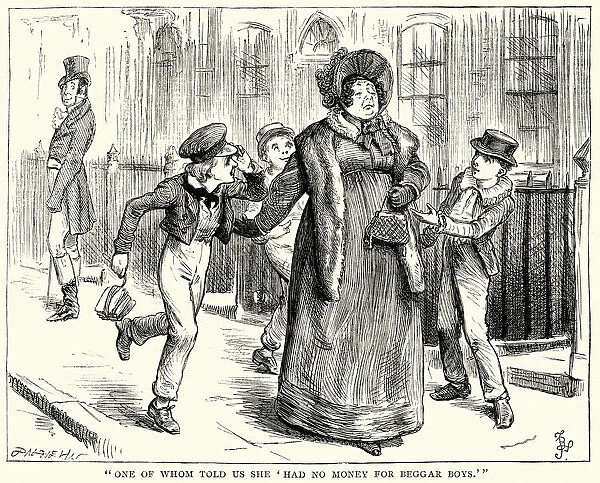 Life of Charles Dickens - Beggar boys