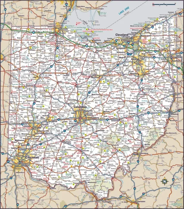 Framed Print : Reference Maps Print Framed Print : Reference Maps Print