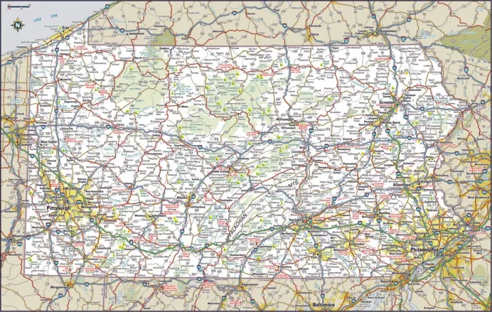 Framed Print : Reference Maps Print Framed Print : Reference Maps Print