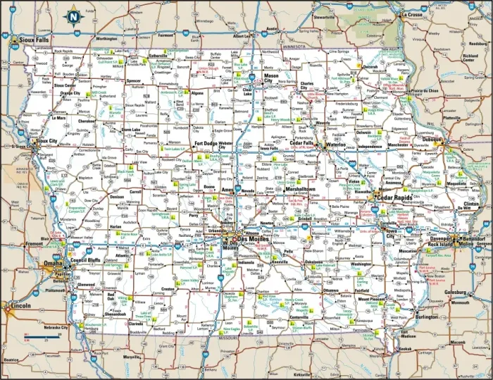 Framed Print : Reference Maps Print Framed Print : Reference Maps Print