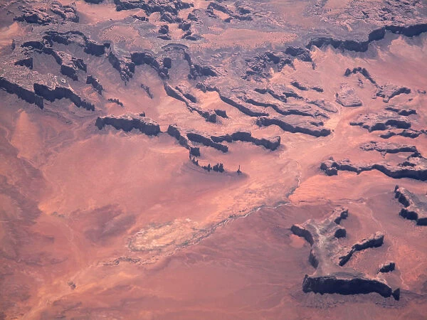 Oljato, monument valley, aerial view
