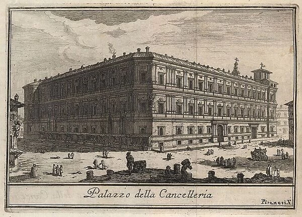 Palazzo della Cancelleria, 1767, Rome, Italy For sale as Framed Prints,  Photos, Wall Art and Photo Gifts