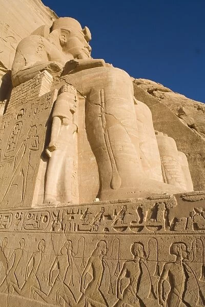 Pharaoh Rameses II at Great Temple, Abu Simbel