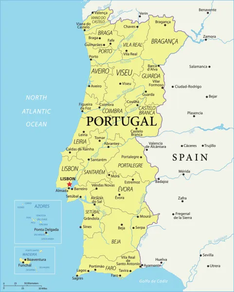 Portugal Reference Maps