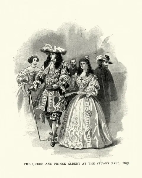 Queen Victoria and Prince Albert in Fancy Dress, 1851 Art