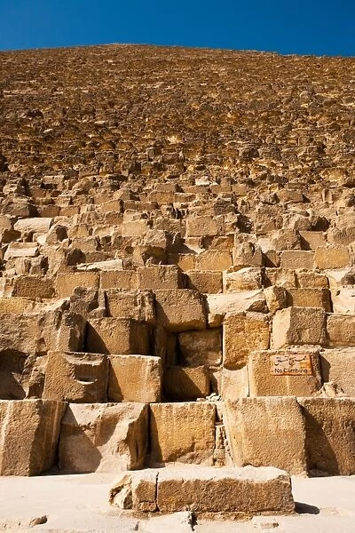 Sign Giza Pyramid Khufu Cheops Base