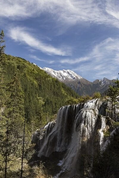 Waterfall at Jiuzhaigou, Sichuan, China