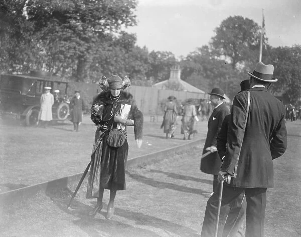 Polo at Hurlingham. Mme Pirelli. 29 June 1931