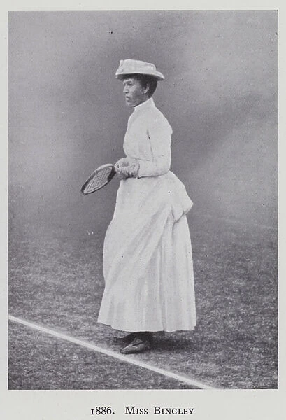 1886, Miss Bingley (b  /  w photo)