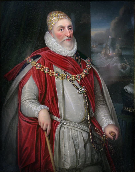 2nd Lord Howard of Effingham (oil on panel)