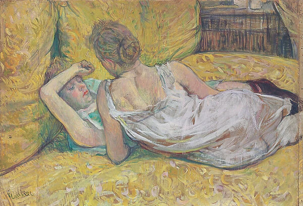 Abandonment (The Two Friends); L'abandon (Les deux amies), 1895 (oil on board)