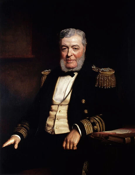 Admiral John Lort Stokes (1812-1885), c.1879 (oil on canvas)